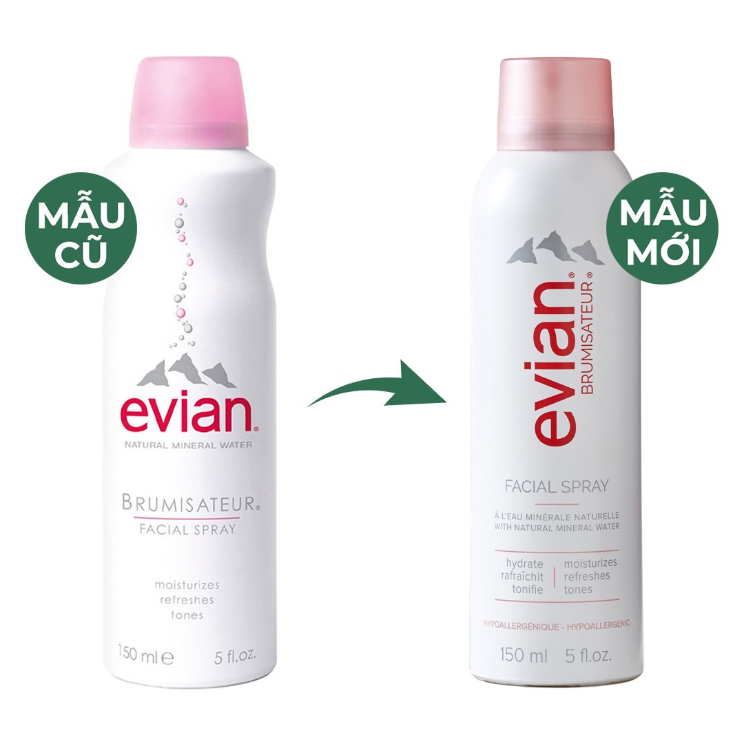 Xịt Khoáng Evian Cấp Ẩm Và Làm Dịu Da 150ml