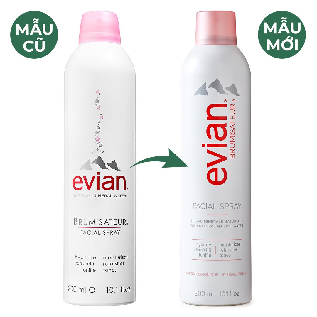 Xịt Khoáng Evian Cấp Ẩm Và Làm Dịu Da 300ml