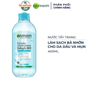 Nước Tẩy Trang Garnier Dành Cho Da Dầu Và Mụn 400ml (Mới)