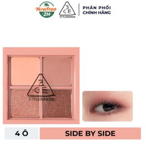 Bảng Phấn Mắt 3CE Mini 4 Ô - Side By Side 3.2g