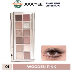 Bảng Phấn Mắt Joocyee 12 Ô - 01 Wooden Pink 14g