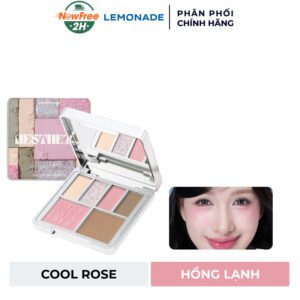 Bảng Phấn Mắt Lemonade Đa Năng Cool Rose - Hồng Lạnh 10.8g