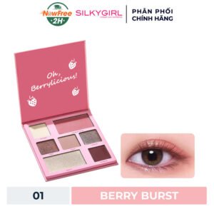 Bảng Phấn Mắt & Mặt Silkygirl 01 Berry Burst 12.6g
