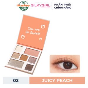 Bảng Phấn Mắt & Mặt Silkygirl 02 Juicy Peach 12.6g