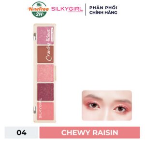 Bảng Phấn Mắt Silkygirl 5 Màu - 04 Chewy Raisin 10g