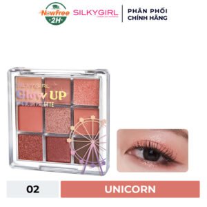 Bảng Phấn Mắt Silkygirl 9 Ô Màu 02 Unicorn 7.2g