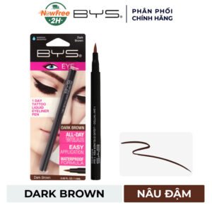 Bút Kẻ Mắt Nước BYS Sắc Mảnh, Không Lem Trôi Màu Nâu Đậm 1.5ml