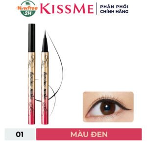 Bút Kẻ Mắt Nước Kissme Bền Màu Không Trôi Đen Bóng 0.4ml