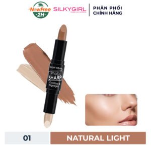 Bút Tạo Khối Silkygirl 2 Đầu 01 Natural Light 8g
