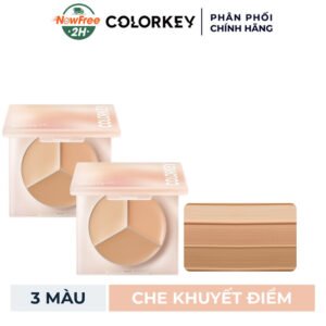 Combo 2 Bảng Che Khuyết Điểm Colorkey 3 Màu 3.9g