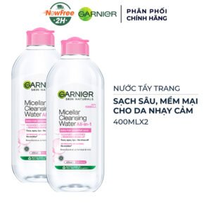 Combo 2 Nước Tẩy Trang Garnier Dành Cho Da Nhạy Cảm 400ml