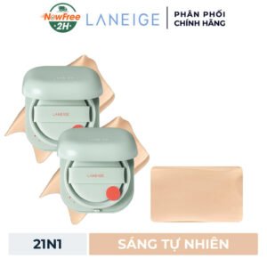 Combo 2 Phấn Nước Laneige Cho Lớp Nền Mịn Lì 50H #21N1 15g (Mới)