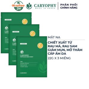 Combo 3 Mặt Nạ Caryophy Giảm Mụn, Thâm & Dưỡng Ẩm Da 22g