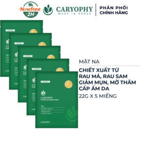 Combo 5 Mặt Nạ Caryophy Làm Giảm Mụn, Thâm & Dưỡng Ẩm Da 22g