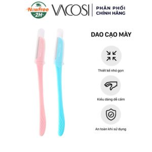 Dao Cạo Lông Mày Vacosi DC06 (2 Cây)