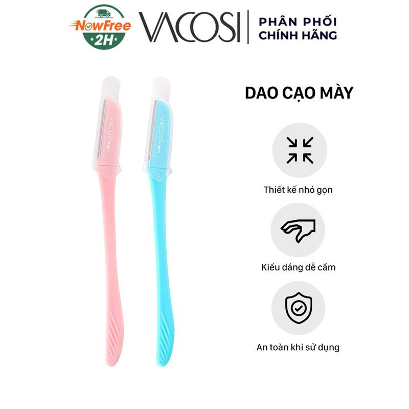 Dao Cạo Lông Mày Vacosi DC06 (2 Cây)