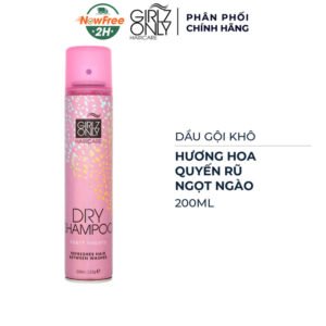Dầu Gội Khô Girlz Only Hương Hoa Quyến Rũ 200ml