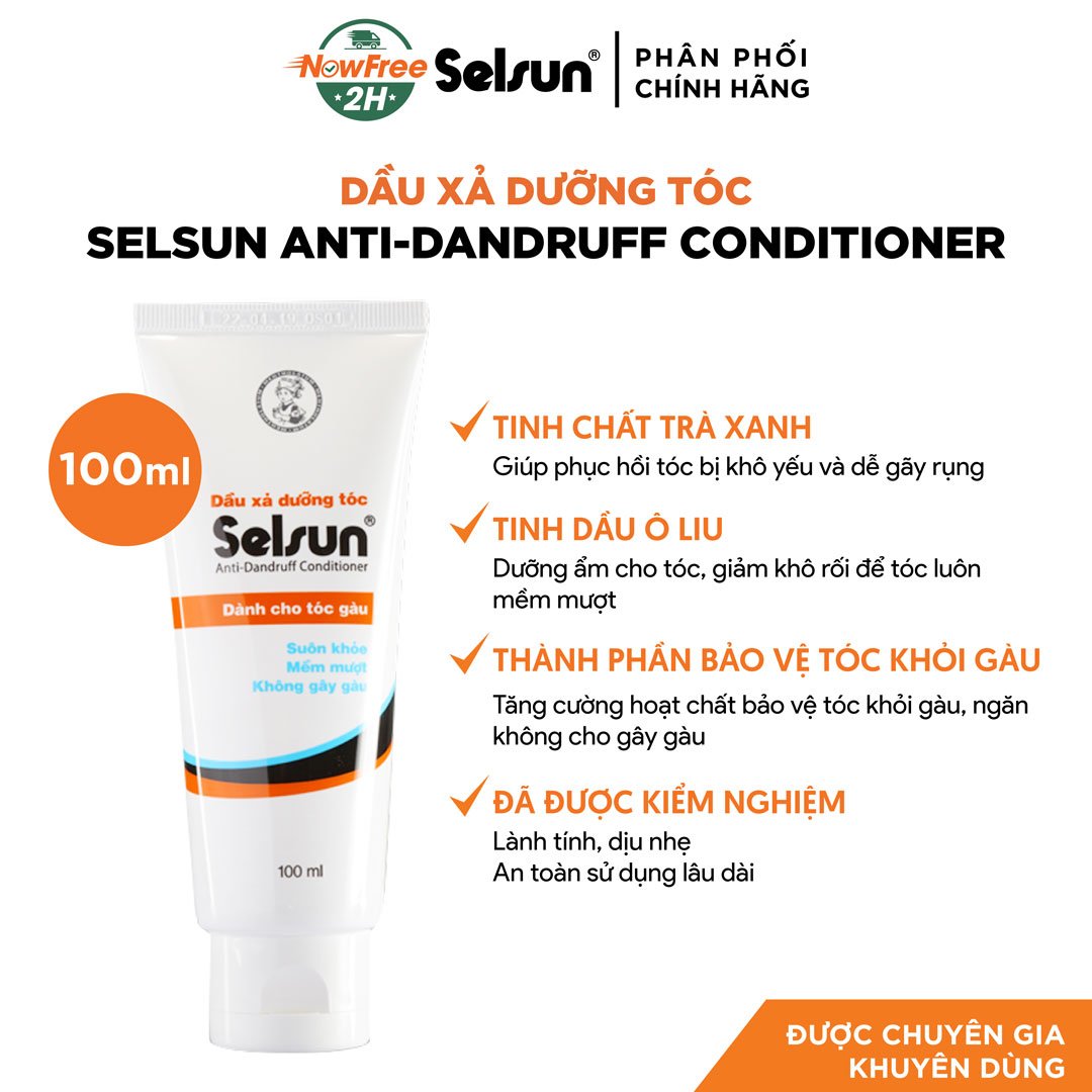 Dầu Xả Selsun Dưỡng Tóc Ngăn Ngừa Gàu 100ml