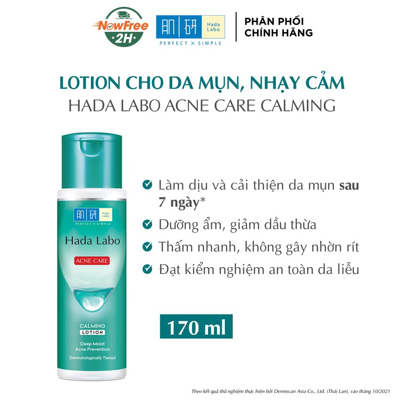 Dung Dịch Hada Labo Dưỡng Ẩm Cho Da Mụn Và Nhạy Cảm 170ml