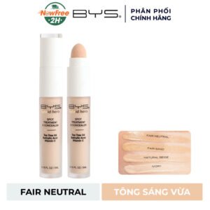 Kem Che Khuyết Điểm BYS Fair Neutral - Tông Sáng Vừa 5ml