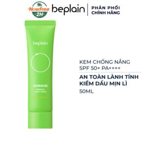 Kem Chống Nắng Beplain Vật Lý Hỗ Trợ Kiềm Dầu Mịn Lì 50ml
