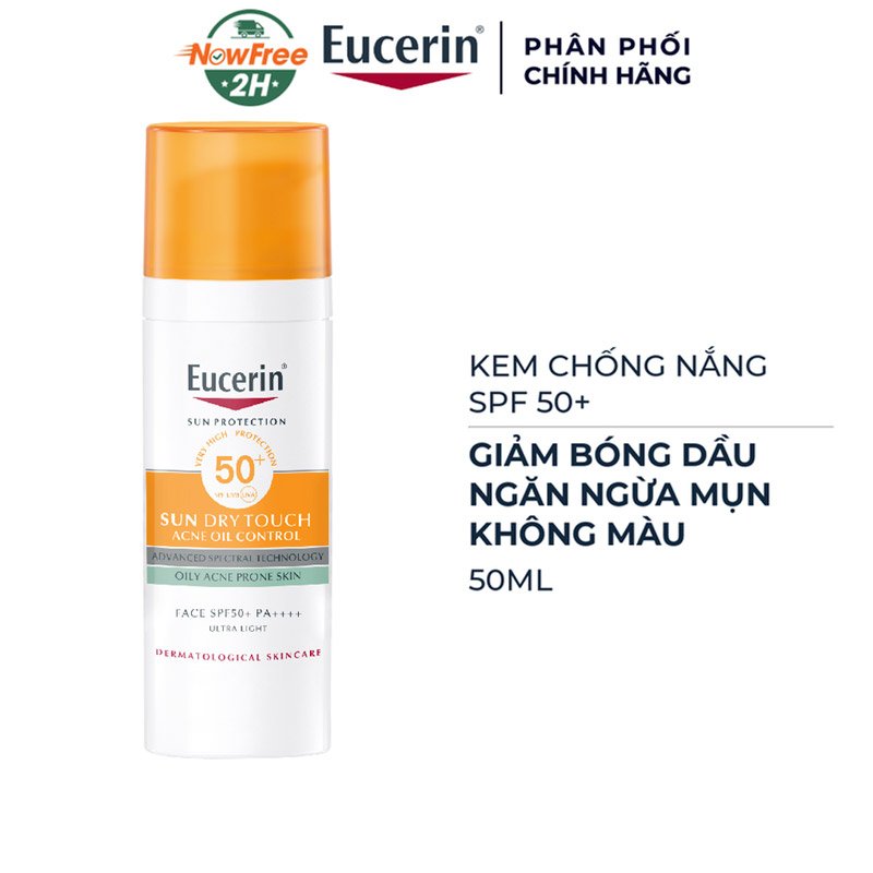 Kem Chống Nắng Eucerin Kiềm Dầu & Ngừa Mụn 50ml