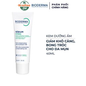 Kem Dưỡng Ẩm Bioderma Giảm Khô Căng, Bong Tróc Da Mụn 40ml