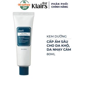 Kem Dưỡng Ẩm Klairs Cho Da Khô, Nhạy Cảm 80ml