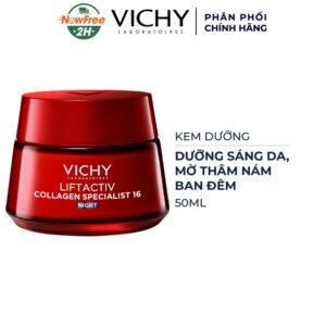 Kem Dưỡng Vichy Sáng Da, Mờ Thâm Nám Ban Đêm 50ml