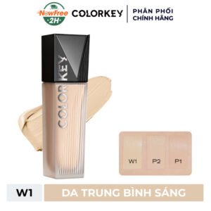 Kem Nền Colorkey Kiềm Dầu Màu W1 Da Trung Bình Sáng 30g