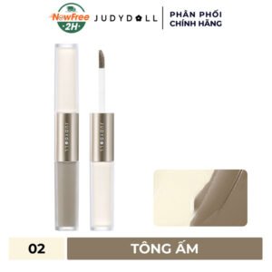 Kem Tạo Khối & Bắt Sáng Judydoll 2 Đầu - 02 Tông Ấm 4.8g