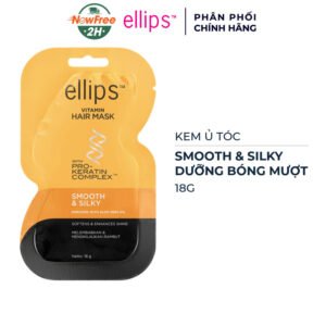 Kem Ủ Tóc Ellips Keratin Dưỡng Tóc Bóng Mượt 18g