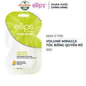Kem Ủ Tóc Ellips Tóc Bồng Quyến Rũ Volume Miracle 20g