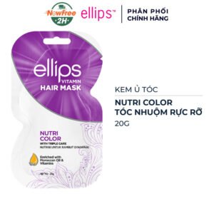 Kem Ủ Tóc Ellips Tóc Nhuộm Rực Rỡ Nutri Color 20g
