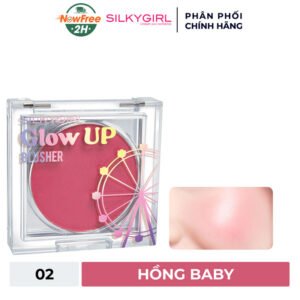 Má Hồng Kem Silkygirl Căng Bóng Tự Nhiên - 02 Hồng Baby 4g