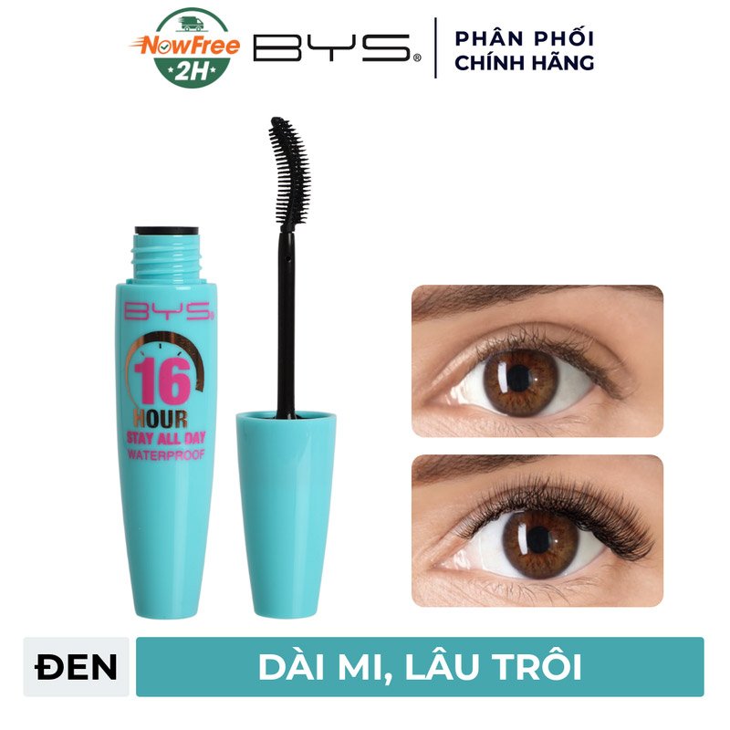 Mascara BYS Làm Dài Mi Lâu Trôi 16h 10ml