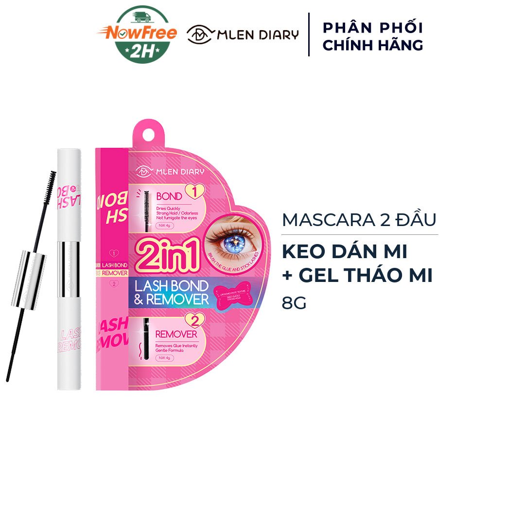 Mascara Mlen Diary 2 Đầu 4 Trong 1 8g
