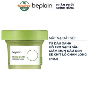 Mặt Nạ Beplain Đất Sét Từ Đậu Xanh Hỗ Trợ Sạch Sâu 120ml
