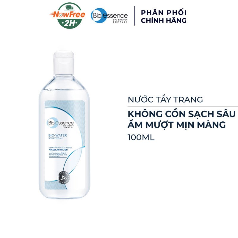 Nước Tẩy Trang Bio-essence Không Cồn Sạch Sâu Da 100ml