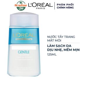 Nước Tẩy Trang Mắt Môi L'Oréal Dịu Nhẹ Cho Da 125ml