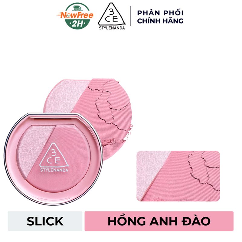 Phấn Má Hồng Bắt Sáng 3CE Slick - Hồng Anh Đào 9g