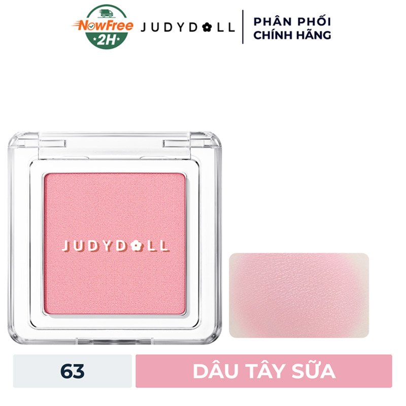 Phấn Má Hồng Judydoll Mềm Mịn Tự Nhiên - 63 Dâu Tây Sữa 2g