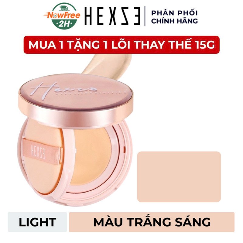 Phấn Nước Hexze Lâu Trôi Mịn Đẹp - Màu Trắng Sáng 15g