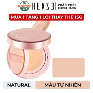 Phấn Nước Hexze Lâu Trôi Mịn Đẹp - Màu Tự Nhiên 15g