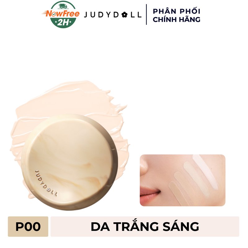 Phấn Nước Judydoll Trà Lâu Trôi - P00 Da Trắng Sáng 14g