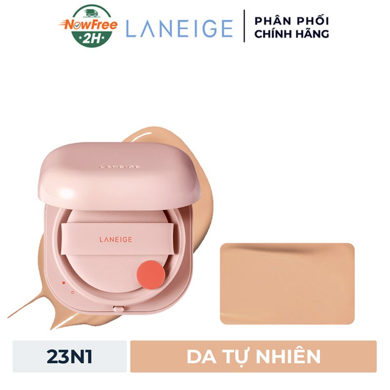 Phấn Nước Laneige Cho Lớp Nền Căng Bóng 50H #23N1 15g (Mới)