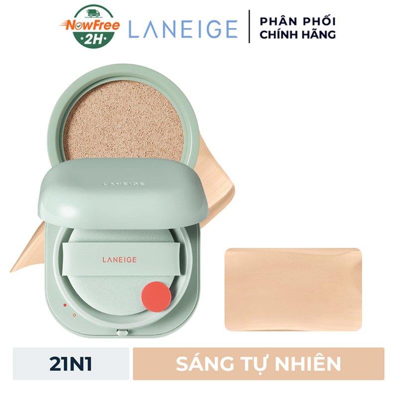 Phấn Nước Laneige Cho Lớp Nền Mịn Lì 50H #21N1 15gx2 (Mới)