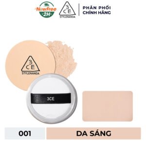 Phấn Phủ 3CE Dạng Bột Mịn Lì - 001 Da Sáng 8.5g
