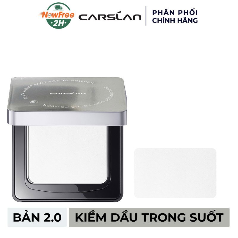 Phấn Phủ Carslan Dạng Nén Kiềm Dầu Màu Trong Suốt 8g