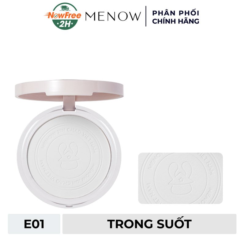 Phấn Phủ Menow Dạng Nén Rabbit E01 Trong Suốt 8.5g